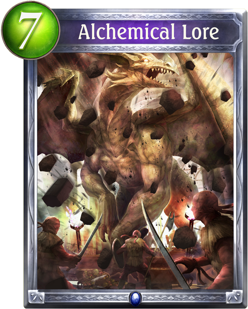 Unevolved Alchemical Lore - Shadowverse Alchemical Lore (536x698), Png Download