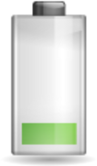 Picture Black And White Draining Free Images At Clker - Battery Charging Icon (600x600), Png Download