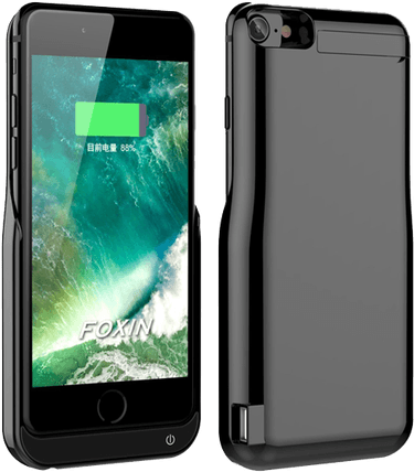 Iphone Battery Case For Iphone 8 / 7 / 6 / 6s - Iphone (720x432), Png Download