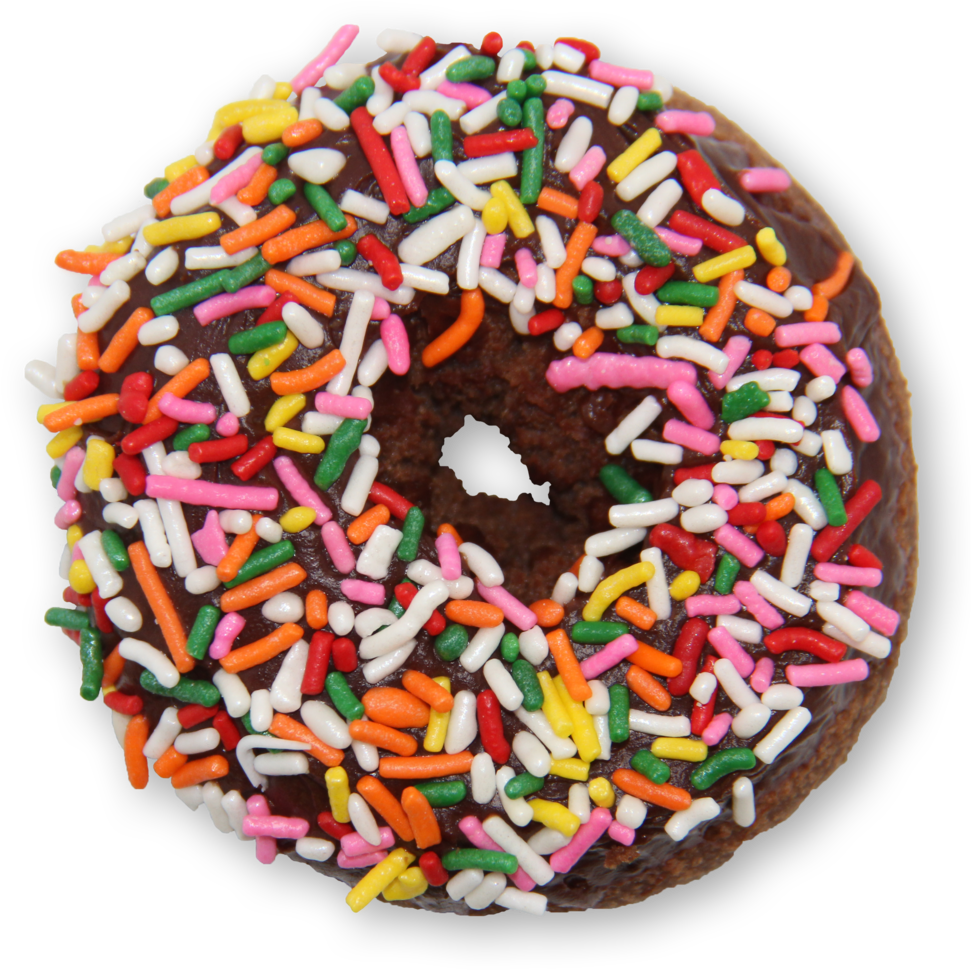 Menu Slodoco Donuts Image Black And White Download - Chocolate (1000x1000), Png Download