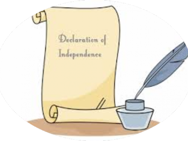 Declaration Of Independence Clipart British Government - Declaration Of Independence Clipart (640x480), Png Download