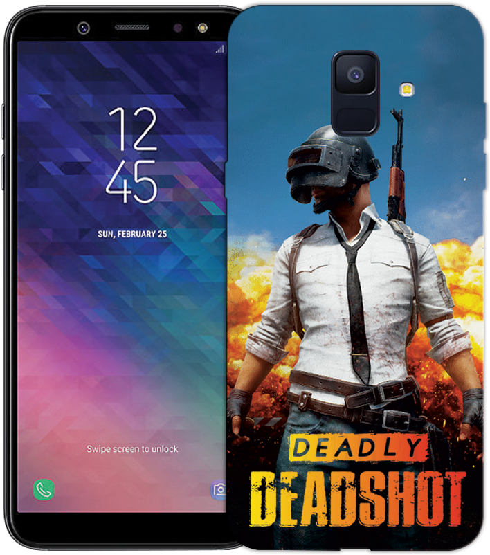 "deadly Deadshot" Samsung A6 Full Protection Premium - Playerunknown's Battlegrounds (1000x1000), Png Download