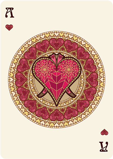 Nouveau Gemmes Playing Cards - Girlguiding Logo Senior Section (500x682), Png Download