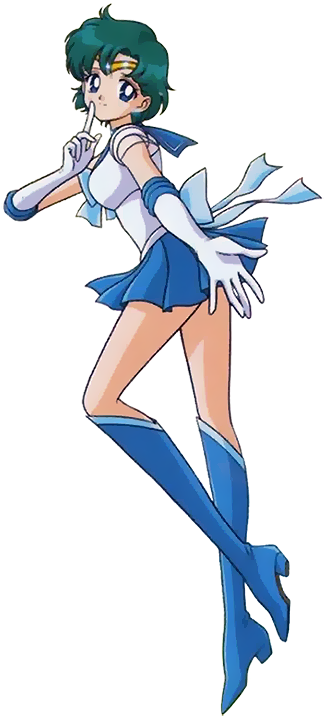 Sailor Mercury - Sailor Moon Sailor Mercury (540x719), Png Download