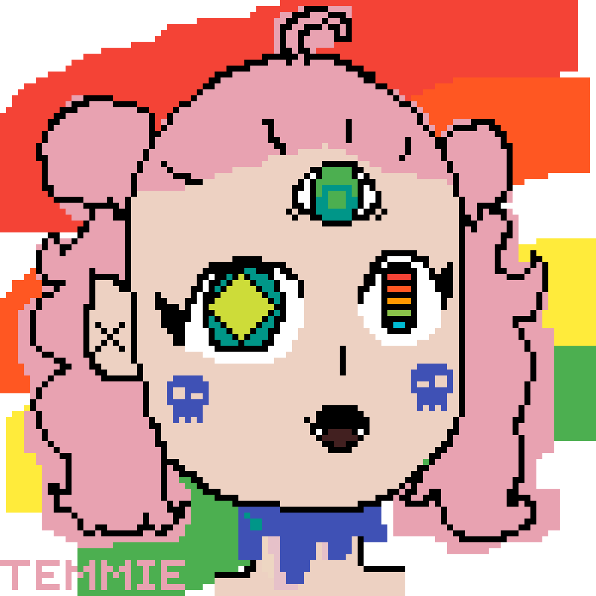 A Cute Monster - Cartoon (1200x1200), Png Download