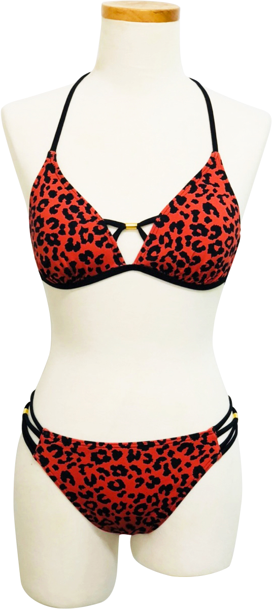 Women's Lace-up Bralette Bikini Suit - Lingerie Top (960x1278), Png Download