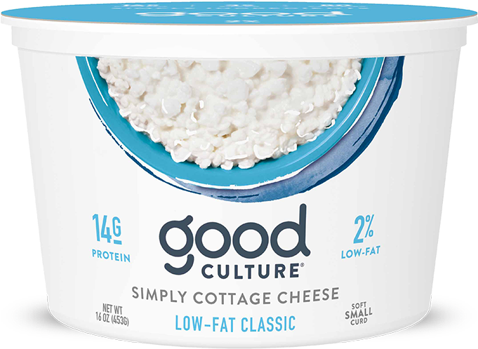 160z-natural - Good Culture Cottage Cheese (750x555), Png Download
