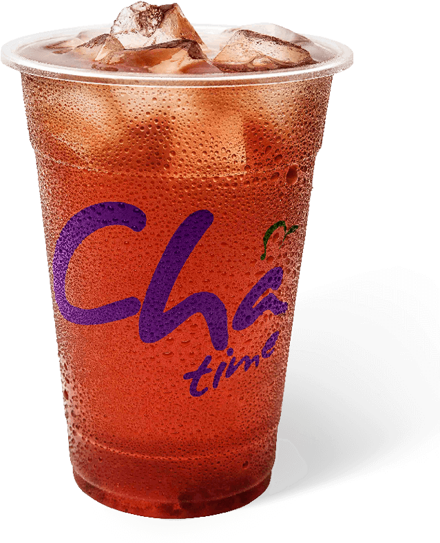 Strawberry Black Tea Chatime (755x951), Png Download