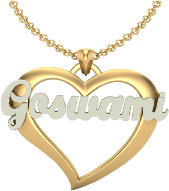 Bold Heart Styled Personalized Bling Name Necklace - Vivienne Westwood Mayfair Necklace (800x800), Png Download