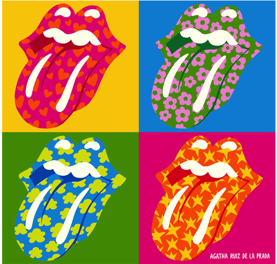 Andrewfootit Luke Agata Ggivanlotz Ftrollingstons - Rolling Stones Tongue (960x520), Png Download