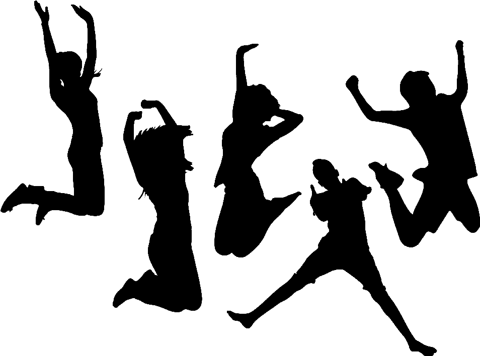 Group Jumping (1000x764), Png Download