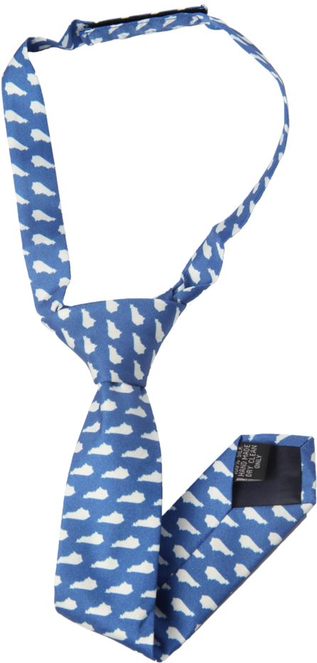 Ky Blue Kids Necktie - Polka Dot (683x1024), Png Download