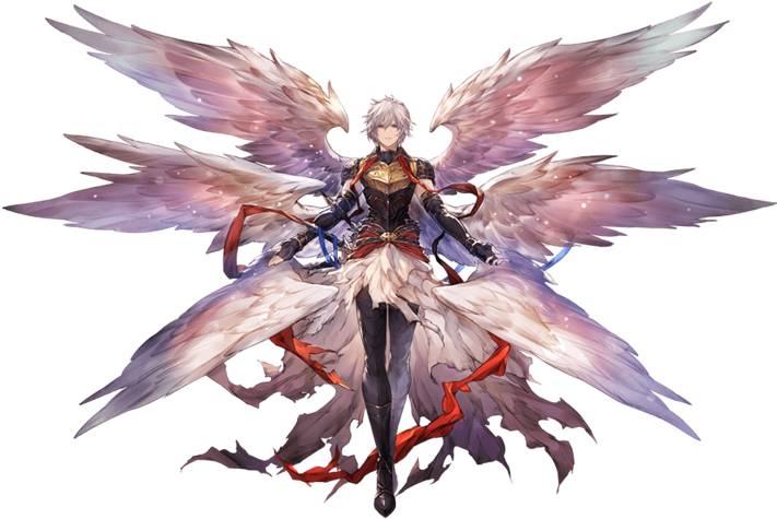 Lucifer - Angel Lucifer Shingeki No Bahamut (720x600), Png Download