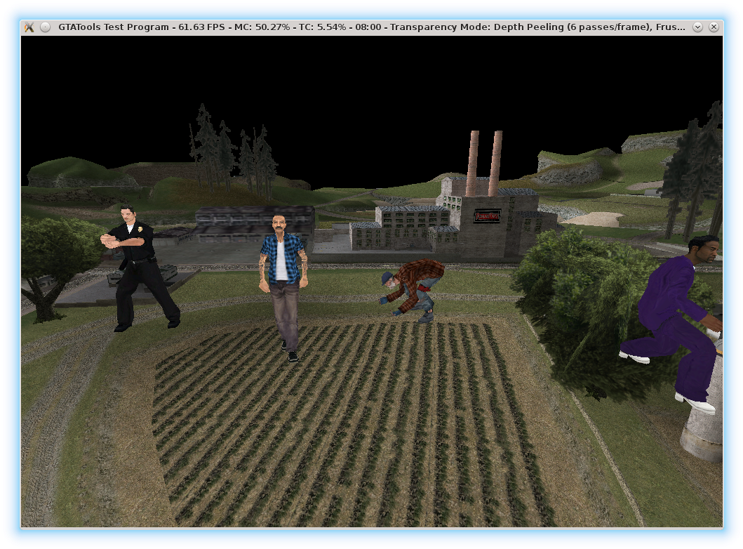 Gtatools-test Displaying The Map Of Gta San Andreas - Pc Game (1084x807), Png Download