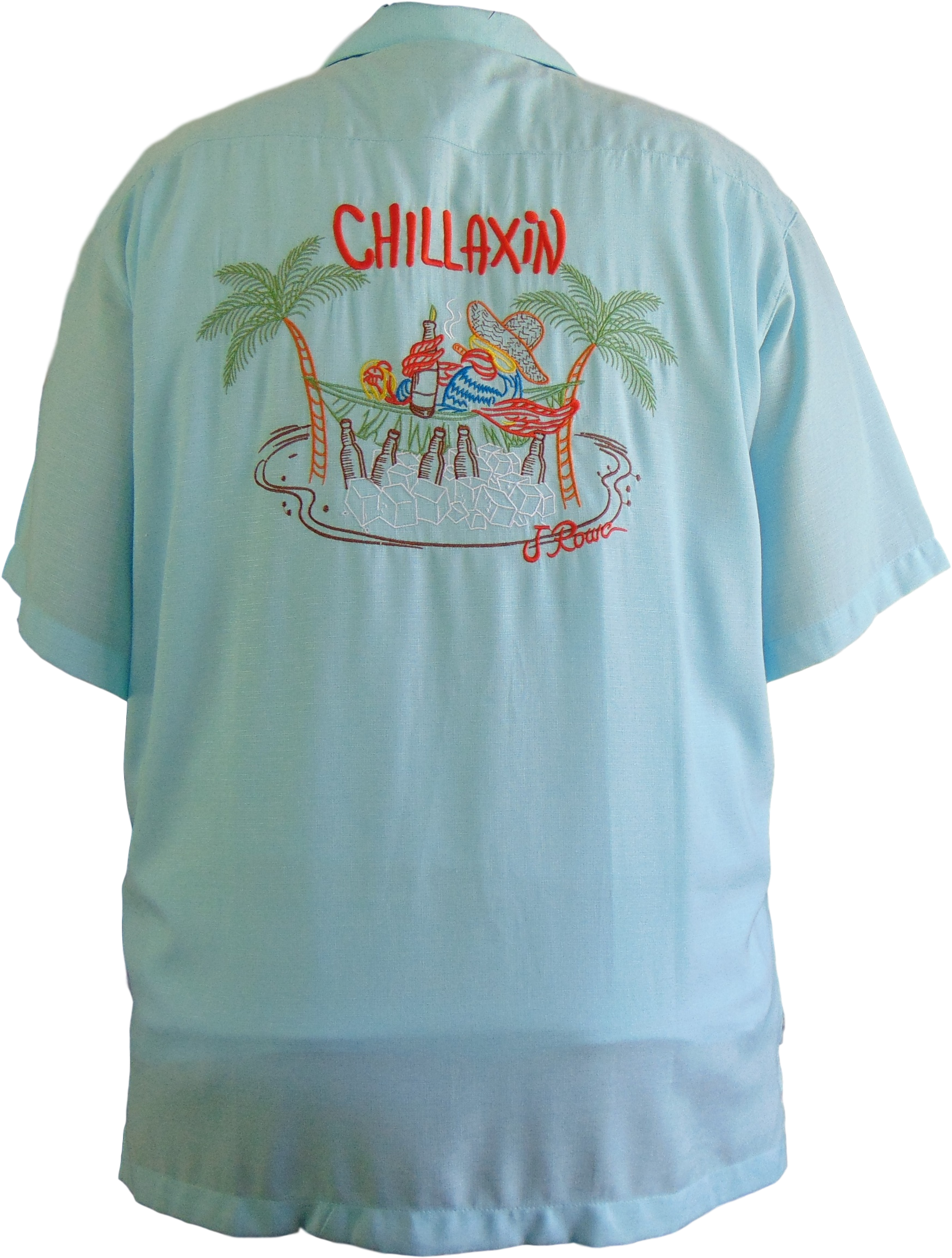 Embroidered Hawaiian Shirt - Polo Shirt (1787x2347), Png Download