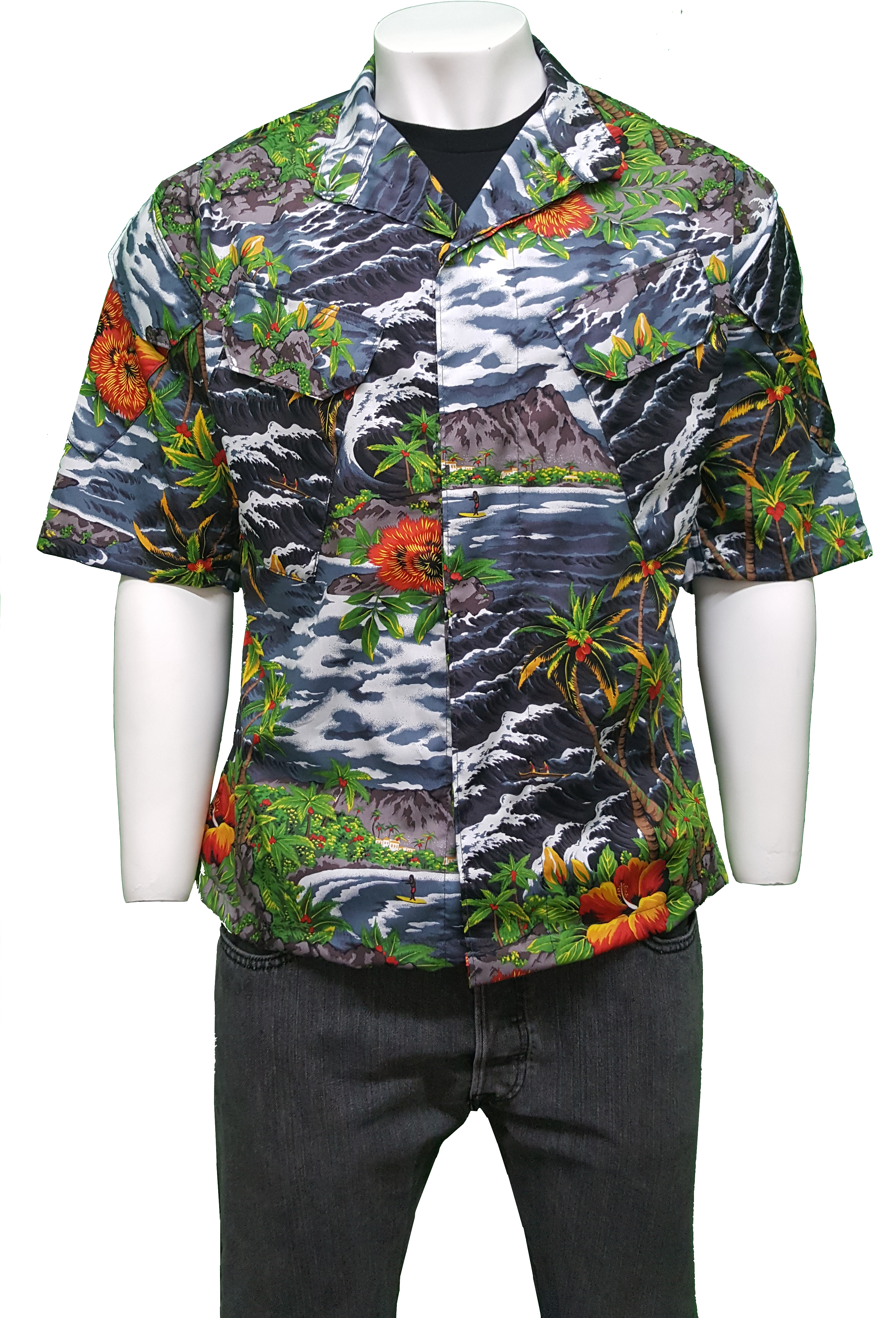 The Hawaiian Lion Stv Shirt - Blouse (2988x5312), Png Download