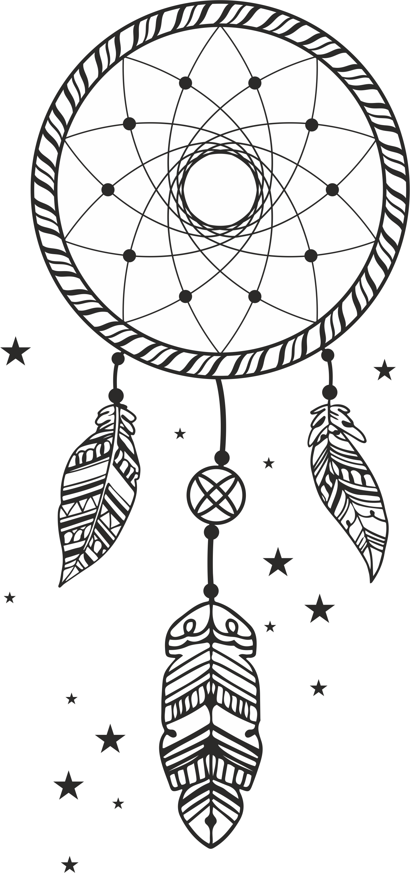 Hier Erhaltet Ihr Meine Plottdatei Dreamcatcher Folgendes - Plotterdatei Dreamcatcher (1354x2882), Png Download