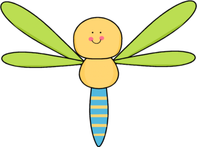 Dragonfly Clipart Bug - Cute Bug Clip Art (640x480), Png Download
