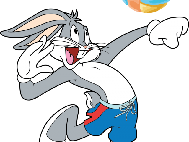 Easter Clipart Bugs Bunny - Bugs Bunny Playing Sports (640x480), Png Download