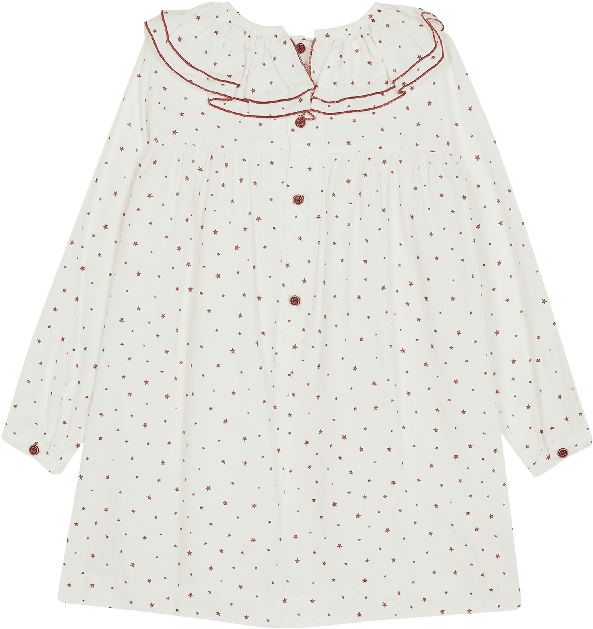 White Lucita Dress - Polka Dot (700x700), Png Download