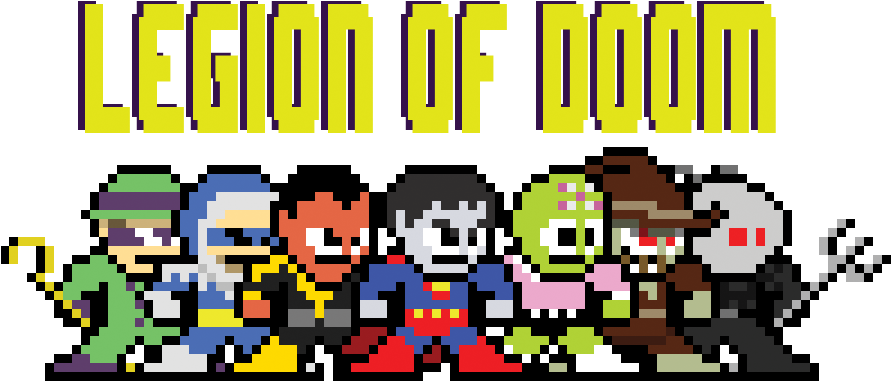 [tyrant Faction Recruitment] Legion Of Doom Discussion - 8 Bit Game Graphics (890x411), Png Download