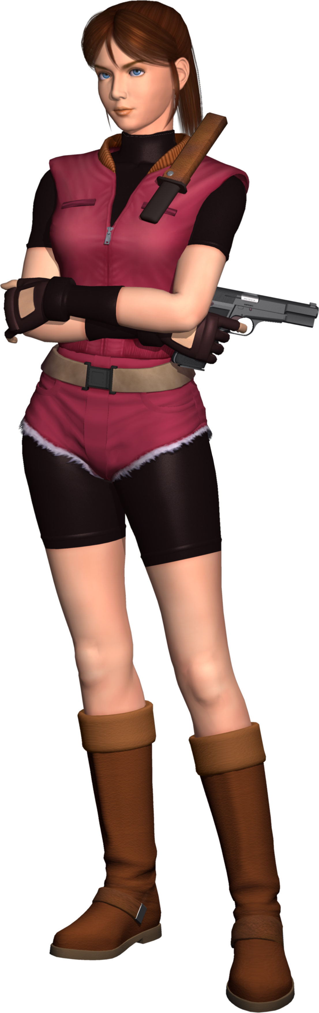 Claire Redfield Walkthrough Playlist - Claire Redfield Resident Evil 2 (1106x3509), Png Download