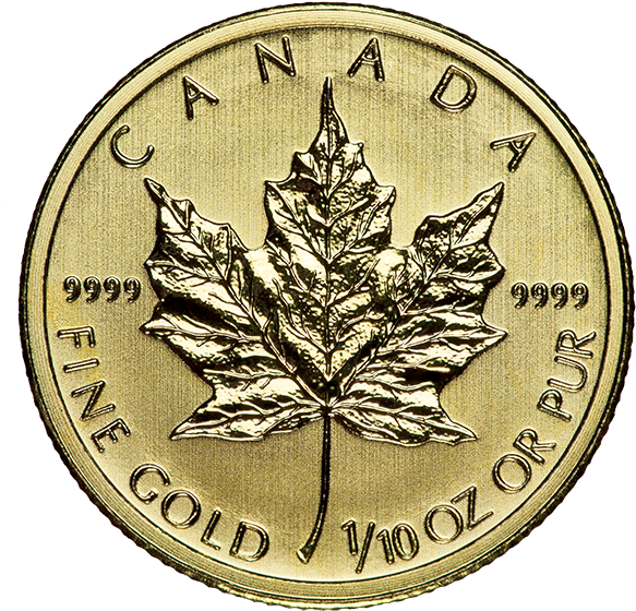 Maple Leaf Coin (600x600), Png Download