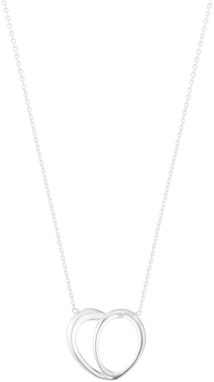 Georg Jensen Offspring Sterling Silver Heart Pendant - Necklace (800x800), Png Download