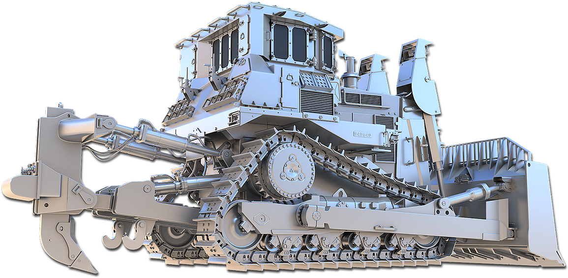 Ben Tate D9r Armored Bulldozer 3d Model - Tugboat (1160x653), Png Download