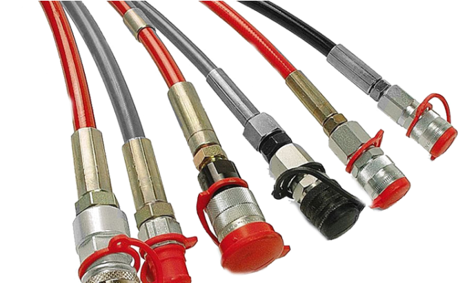 High Pressure Hydraulic Hose - Hydraulic Hose Png (750x410), Png Download