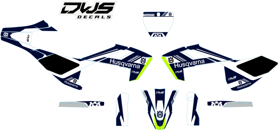 Complete Stickerset Husqvarna Fs 450 2016 2017 2018 - Ktm Exc 2018 Graphics (1024x502), Png Download