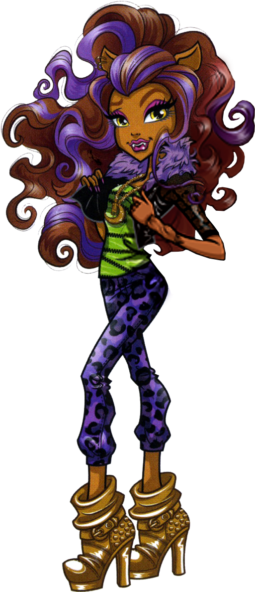 Clawdeen Wolf "the Adventures Of The Ghoul Squad" New - Frankie Stein Png (563x1221), Png Download