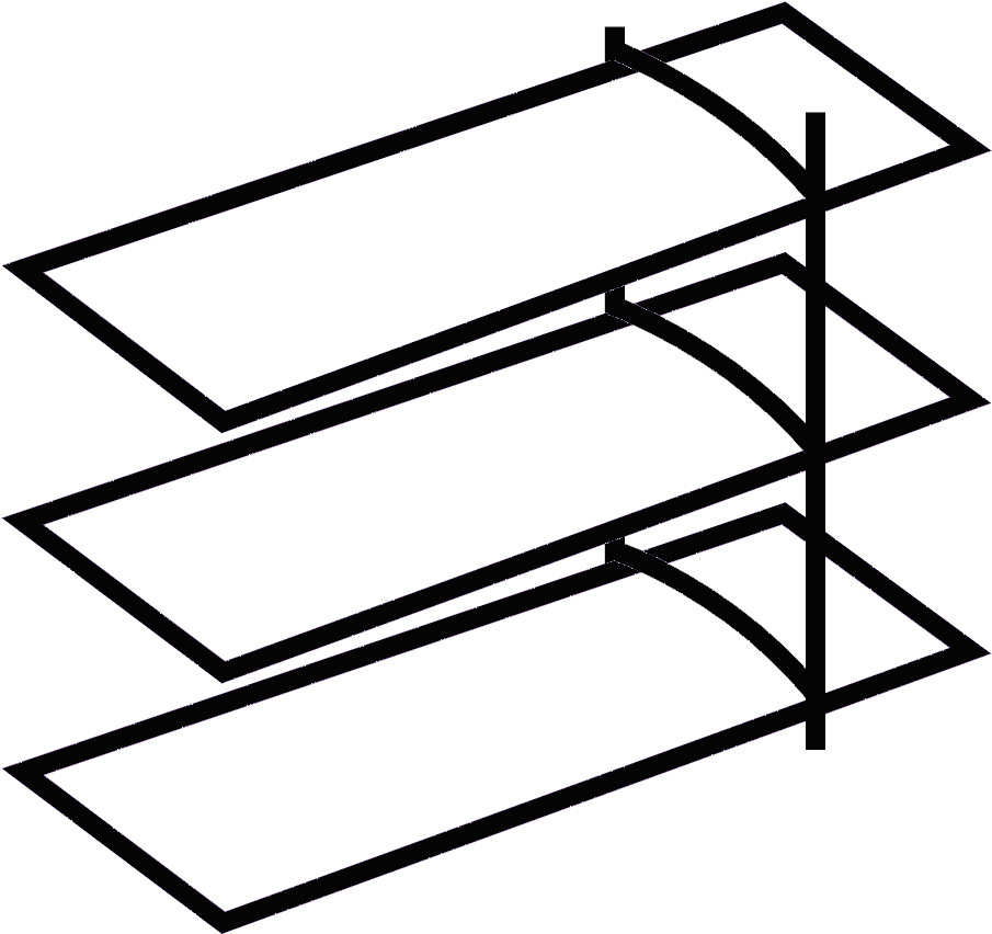 Wood Venetian Blinds - Line Art (1012x878), Png Download