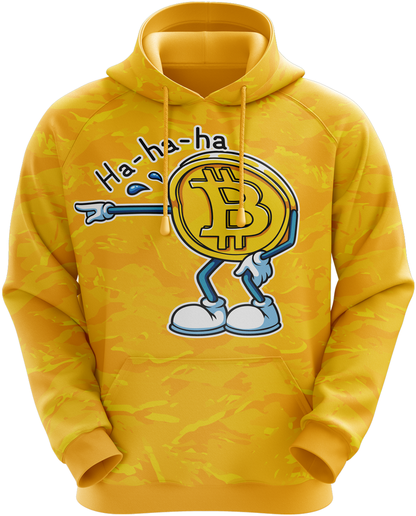 Bitcoin Hoodie - Gold - Sweatshirt (1280x1280), Png Download