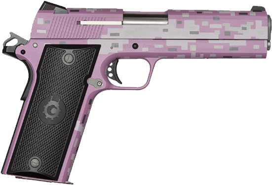 Coonan Arms Classic Magnum 1911 Pink Camo W/black Grips - Concealed Carry 357 Magnum (600x600), Png Download