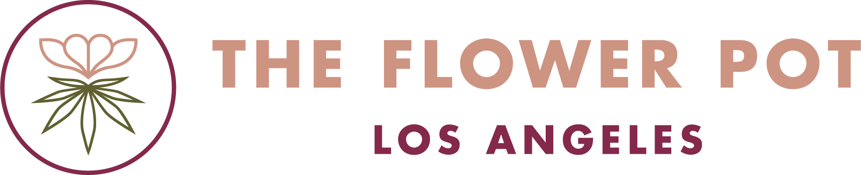 The Flower Pot La - Graphic Design (1693x346), Png Download