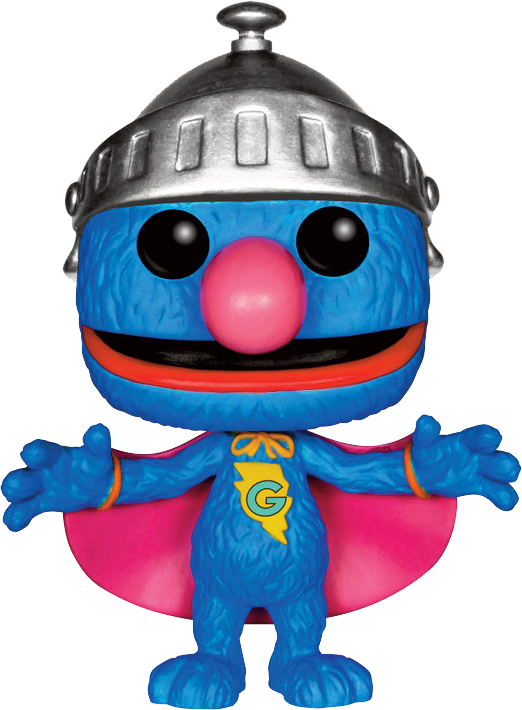 Funko Pop Tv - Super Grover Pop Funko (522x710), Png Download