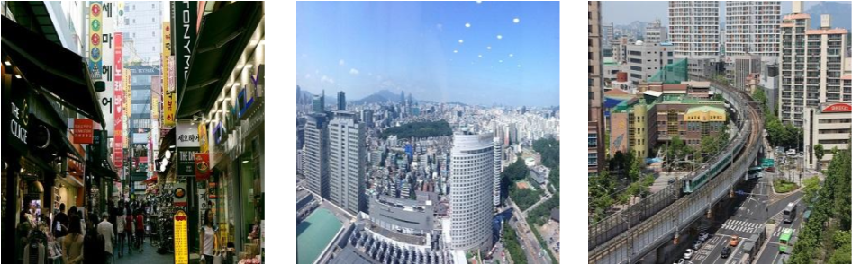 The Republic Of Korea Is Located In East Asia, In The - Urban Area (1024x325), Png Download