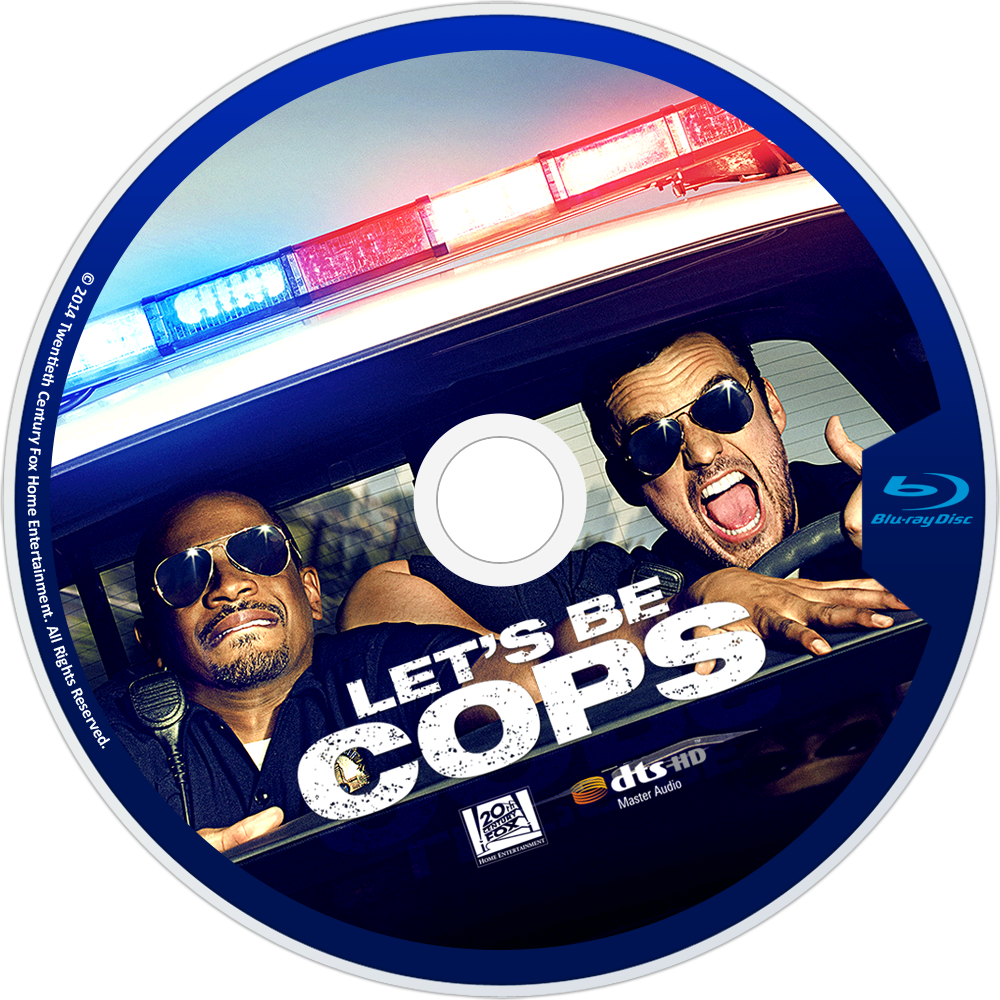 Let's Be Cops Bluray Disc Image - Lets Be A Cop (1000x1000), Png Download