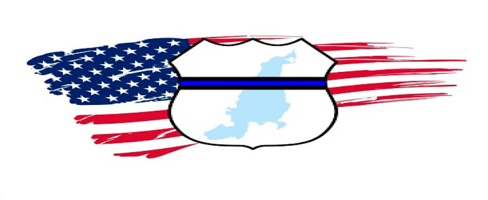 2019 Aquidneck Island National Police Parade - Flag Of The United States (1444x831), Png Download