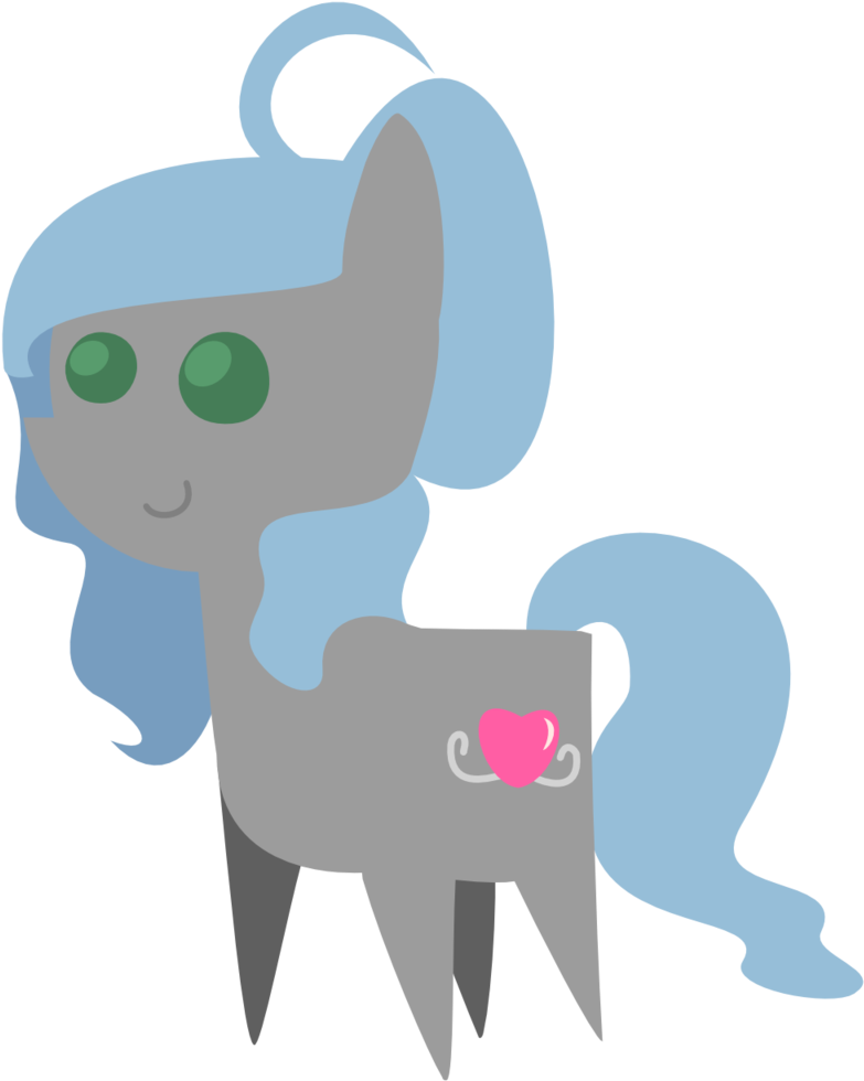 Svg Freeuse Library Chibi Pony Oc Kat Only Pointy - Cartoon (1088x1024), Png Download