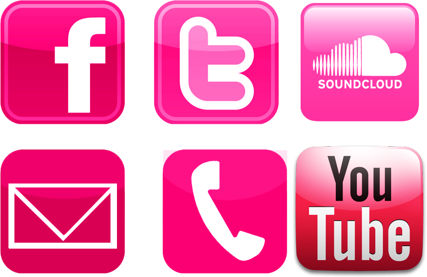 Share This Image - Facebook Twitter Instagram Logo Png Transparent (858x557), Png Download