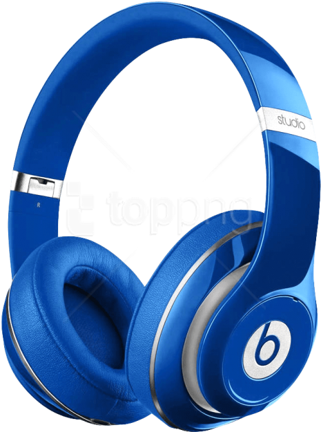 Download Free Png Headphone Png Images Transparent - Beats Bluetooth  Headphones Blue PNG Image with No Background 