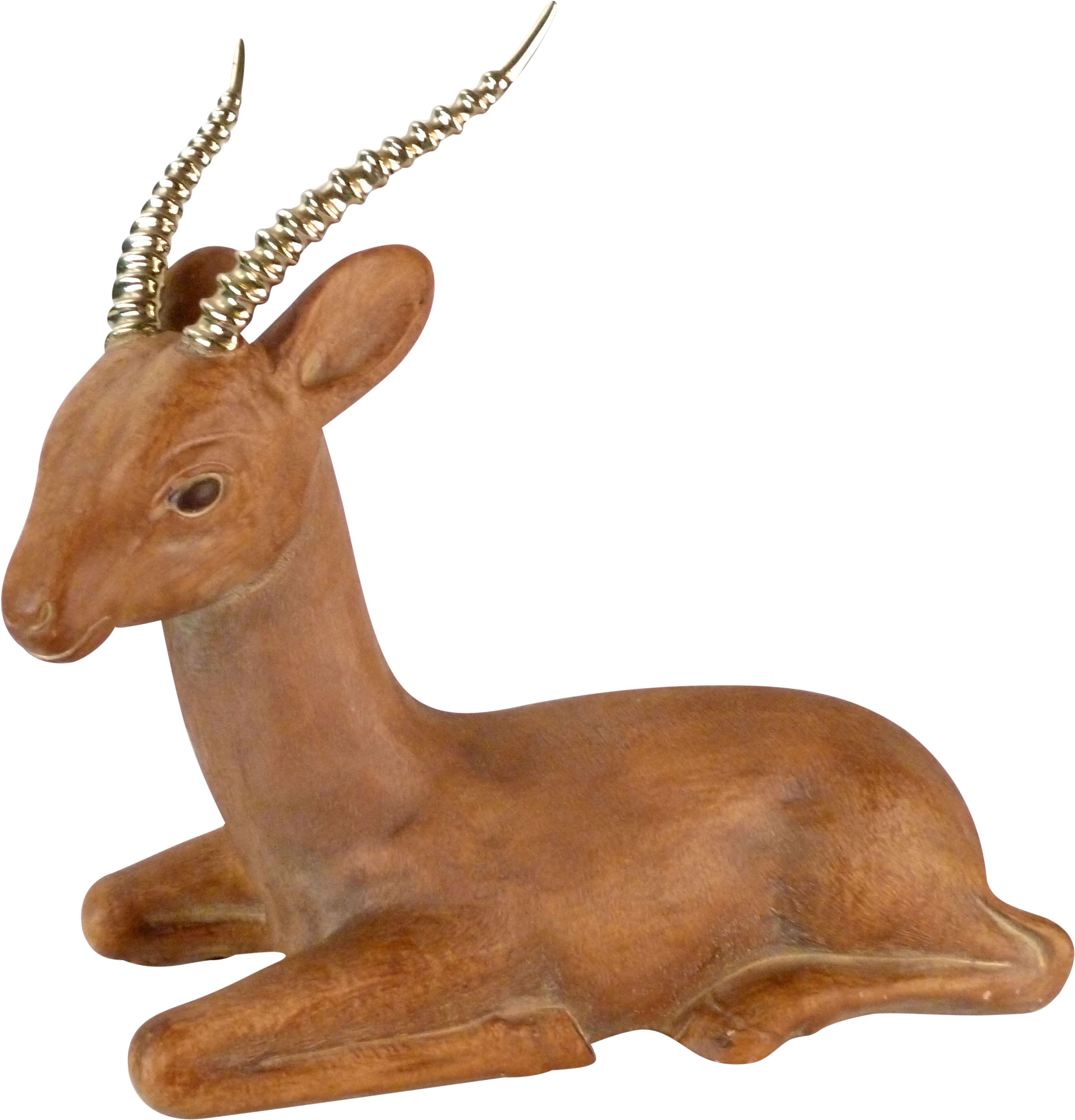 Ceramic Brass Chairish - Thomson's Gazelle (3288x2892), Png Download