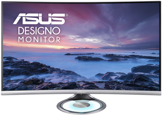 Asus Announces The Latest Designo Curve Mx32vq Monitor - Asus (698x500), Png Download