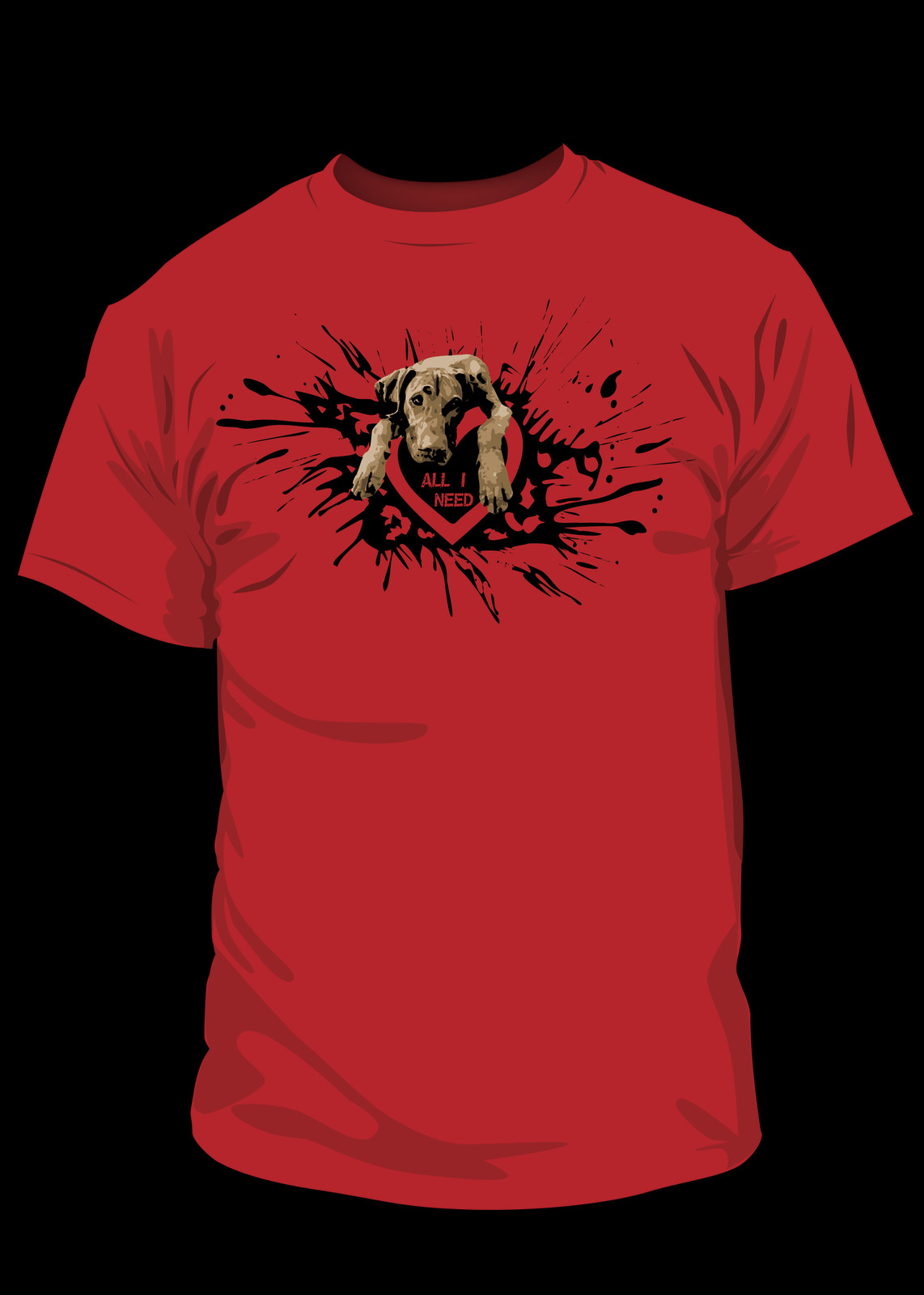 Vector T-shirt Design - Active Shirt (1142x1600), Png Download