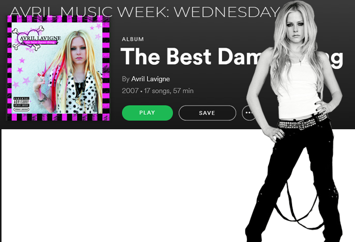 Post By Fcpunk On Feb 14, 2018 At - Avril Lavigne The Best Damn (710x485), Png Download