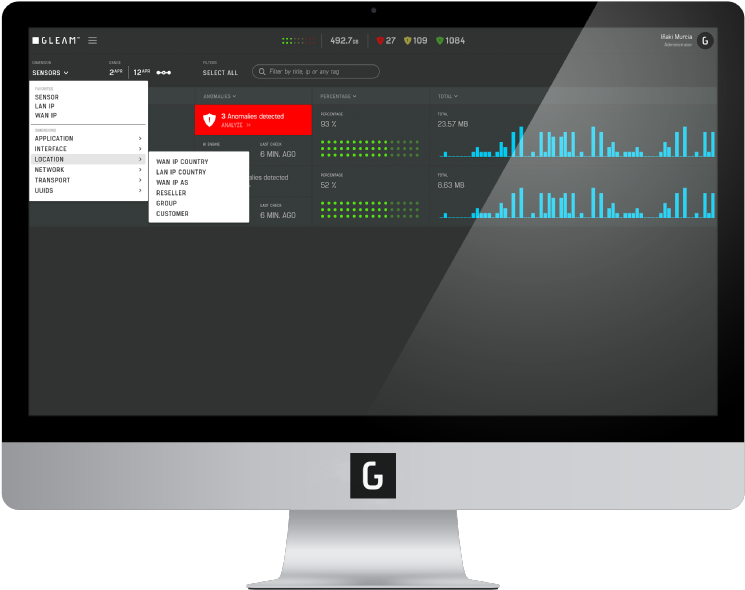 Gleam Ai Team - Imac Web Design (752x599), Png Download