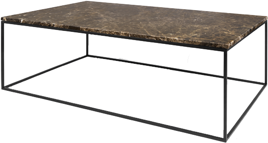 Side Scroll To Navigate - Coffee Table Brown Marble (600x600), Png Download