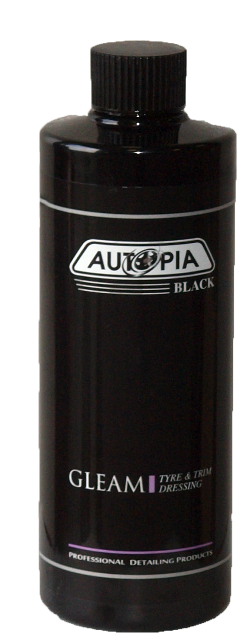 Gleam Tyre & Trim Dressing - Water Bottle (600x1326), Png Download